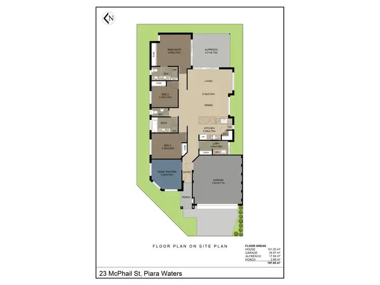 Floorplan of Homely house listing, 23 McPhail Street, Piara Waters WA 6112