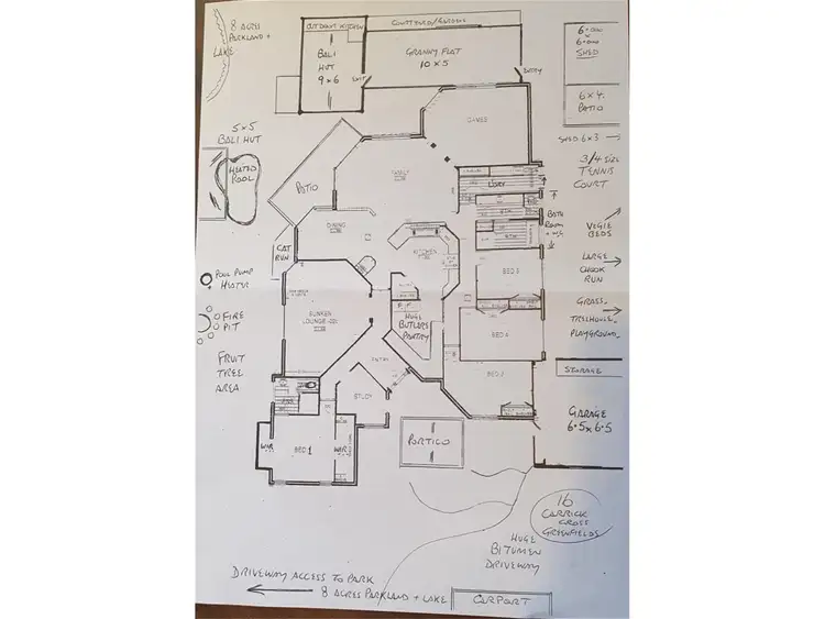 Floorplan of Homely house listing, 16 Carrick Cross, Greenfields WA 6210