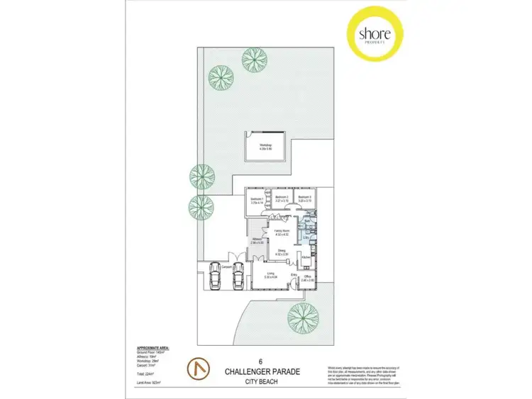 Floorplan of Homely house listing, 6 Challenger Parade, City Beach WA 6015