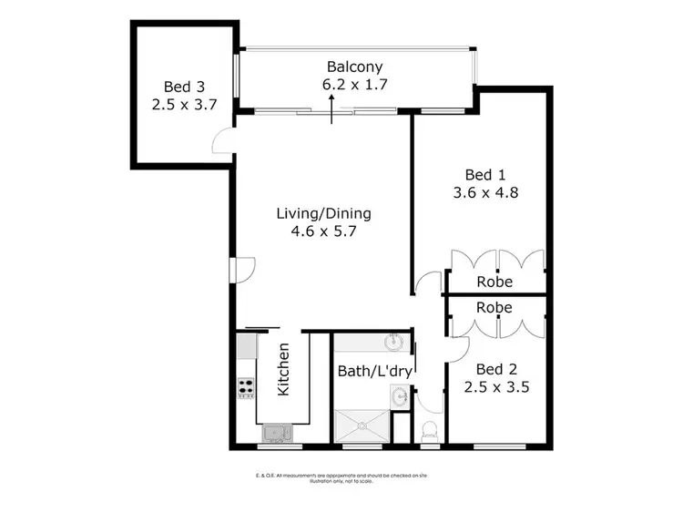 Floorplan of Homely apartment listing, 52/48 McMaster Street, Victoria Park WA 6100