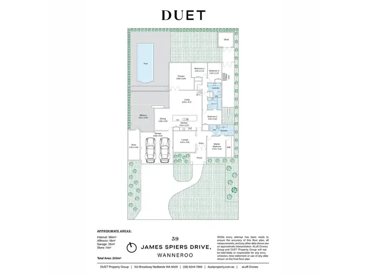 Floorplan of Homely house listing, 59 James Spiers Drive, Wanneroo WA 6065