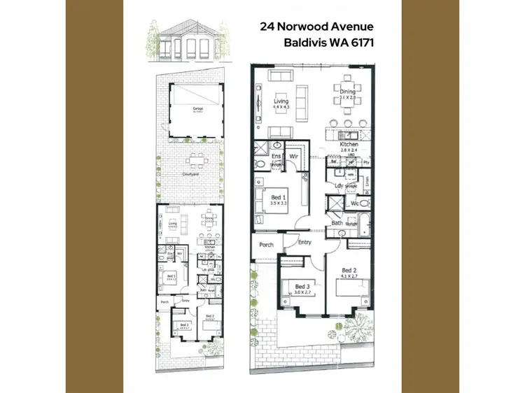 Floorplan of Homely house listing, 24 Norwood Avenue, Baldivis WA 6171