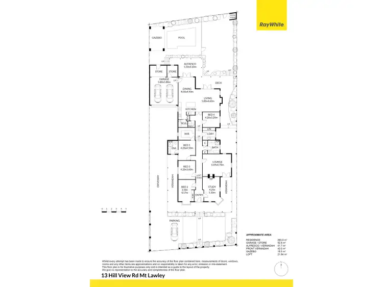 Floorplan of Homely house listing, 13 Hill View Road, Mount Lawley WA 6050