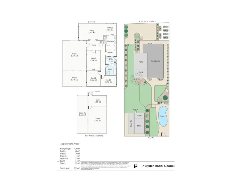 Floorplan of Homely house listing, 7 Bryden, Carmel WA 6076