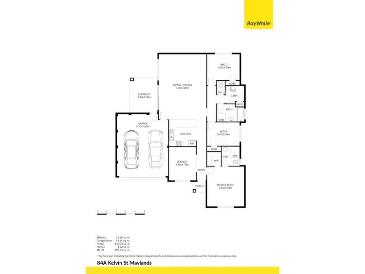 Floorplan of Homely house listing, 84A Kelvin Street, Maylands WA 6051