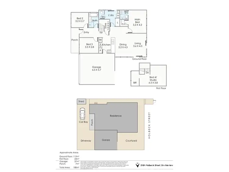Floorplan of Homely house listing, 218A Holbeck Street, Doubleview WA 6018