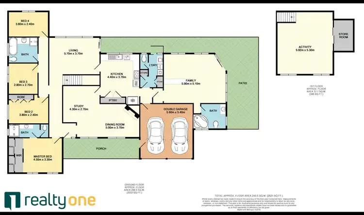Floorplan of Homely house listing, 15 Saddlehill Ramble, Ballajura WA 6066