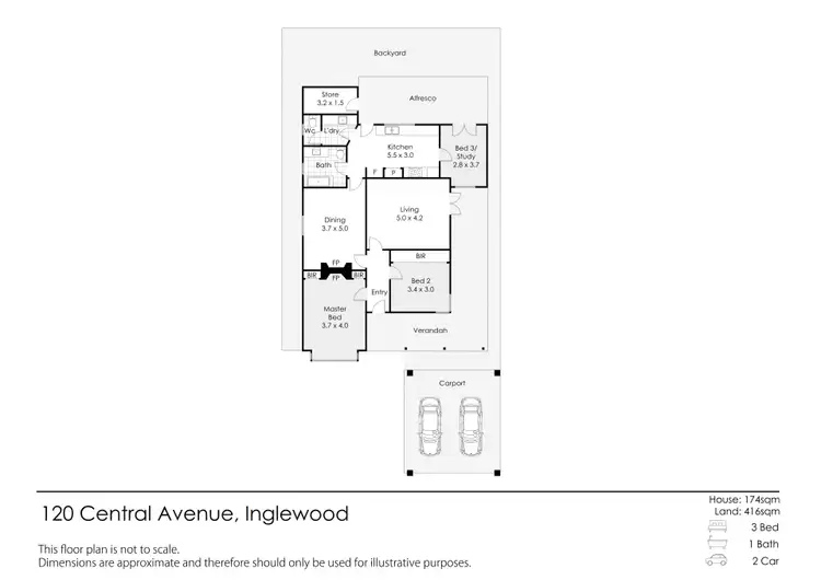 Floorplan of Homely house listing, 120 Central Avenue, Inglewood WA 6052