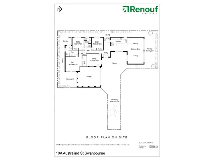 Floorplan of Homely house listing, 10a Australind Street, Swanbourne WA 6010