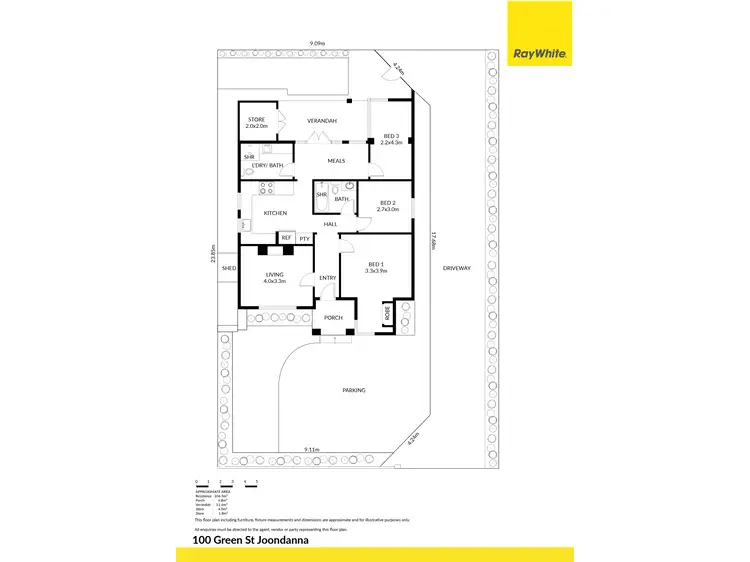 Floorplan of Homely house listing, 100 Green Street, Joondanna WA 6060