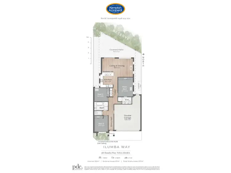 Floorplan of Homely villa listing, 9b Ilumba Way, Nollamara WA 6061