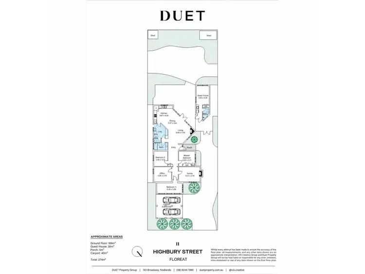 Floorplan of Homely house listing, 11 Highbury Street, Floreat WA 6014