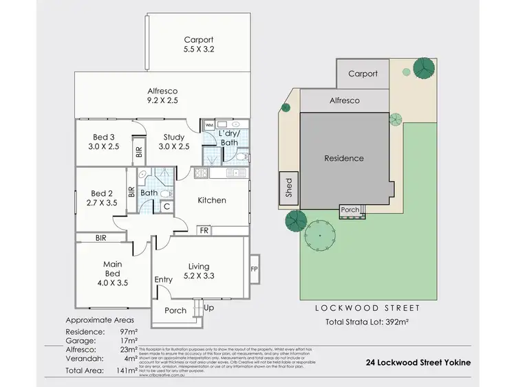 Floorplan of Homely house listing, 24 Lockwood Street, Yokine WA 6060
