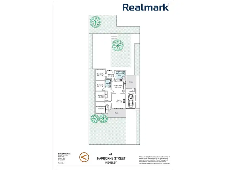 Floorplan of Homely house listing, 44 Harborne Street, Wembley WA 6014