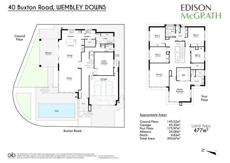 Floorplan of Homely house listing, 40 Buxton Road, Wembley Downs WA 6019