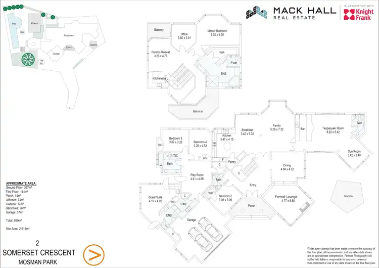 Floorplan of Homely house listing, 2 Somerset Crescent, Mosman Park WA 6012
