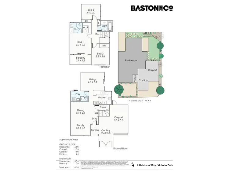 Floorplan of Homely house listing, 6 Heirisson Way, Victoria Park WA 6100