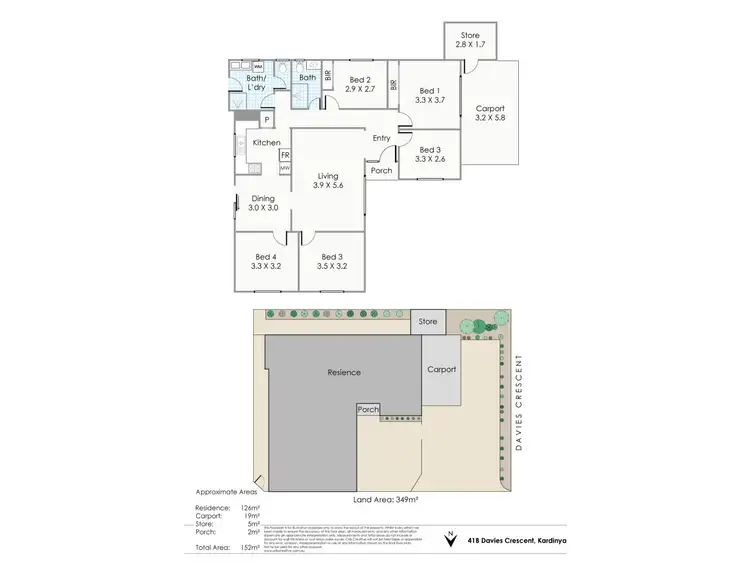 Floorplan of Homely house listing, 41B Davies Crescent, Kardinya WA 6163