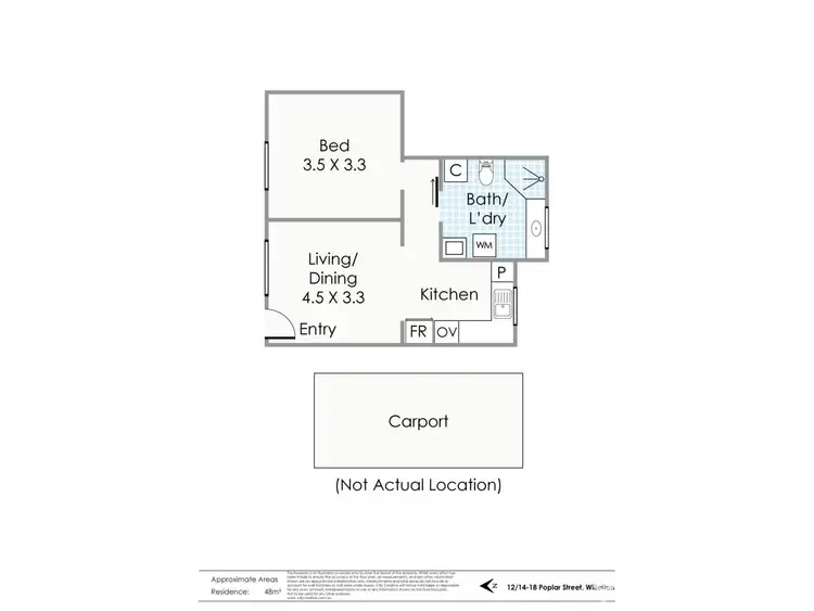 Floorplan of Homely house listing, 12/14-18 Poplar Street, Willetton WA 6155