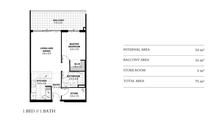 Floorplan of Homely unit listing, 706/8 Henley Street, Como WA 6152