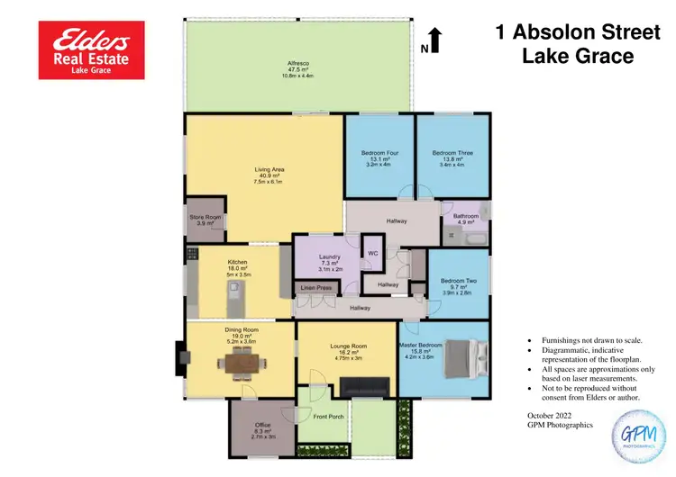 Floorplan of Homely house listing, 1 Absolon Street, Lake Grace WA 6353