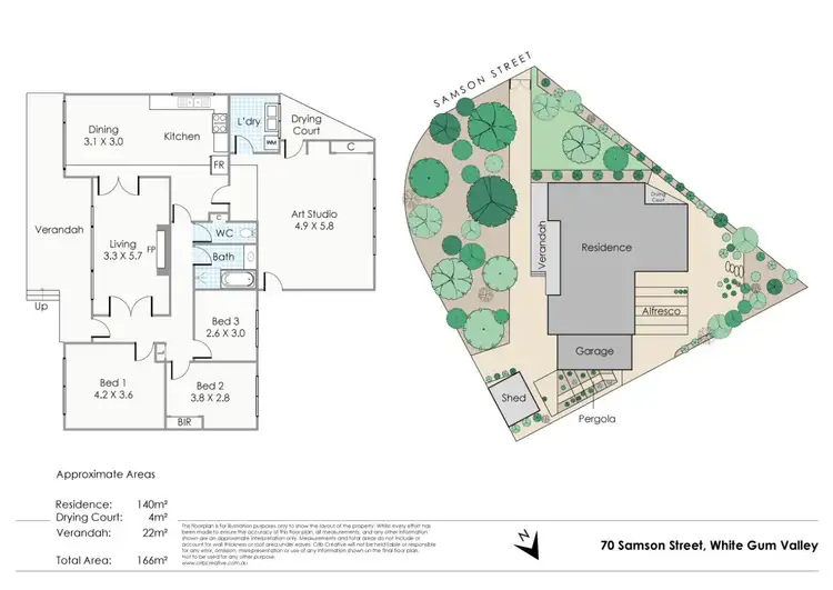 Floorplan of Homely house listing, 70 Samson Street, White Gum Valley WA 6162