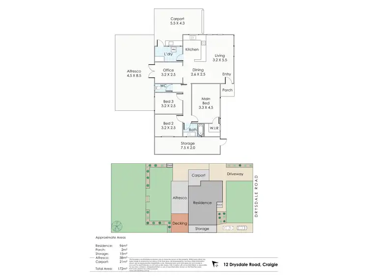 Floorplan of Homely house listing, 12 Drysdale Road, Craigie WA 6025