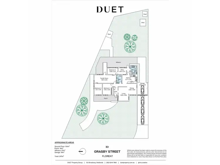 Floorplan of Homely house listing, 10 Grasby Street, Floreat WA 6014