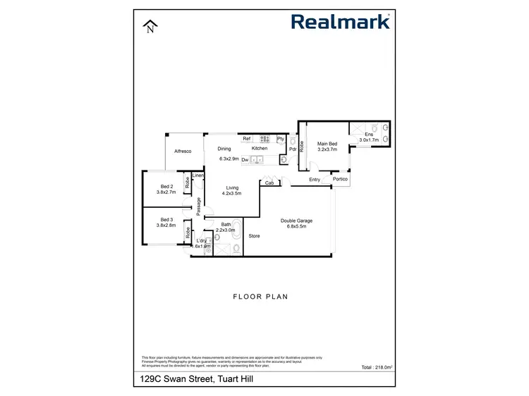 Floorplan of Homely villa listing, 129c Swan Street, Tuart Hill WA 6060