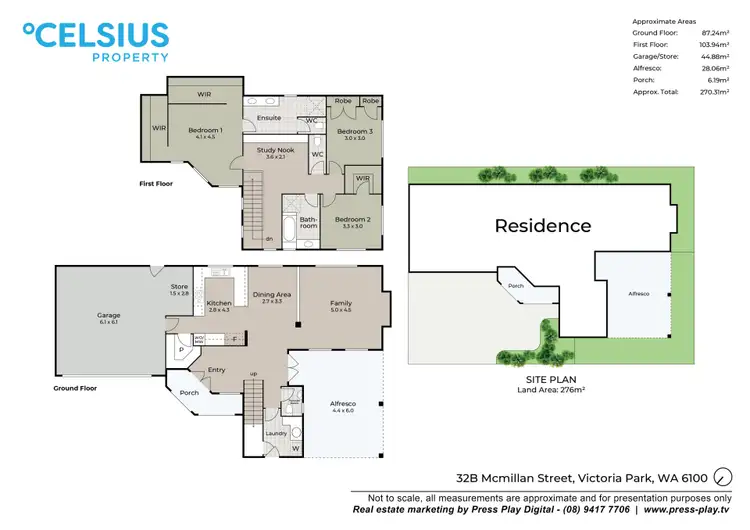 Floorplan of Homely house listing, 32B McMillan Street, Victoria Park WA 6100