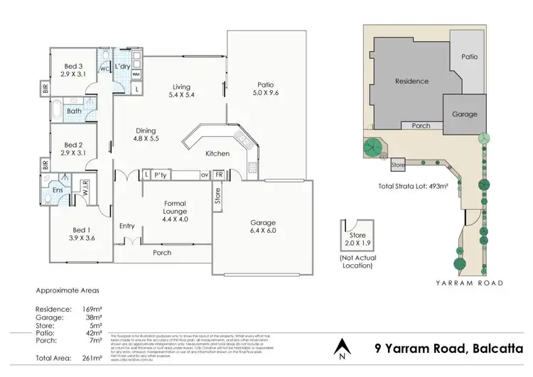 Floorplan of Homely house listing, 9 Yarram Road, Balcatta WA 6021