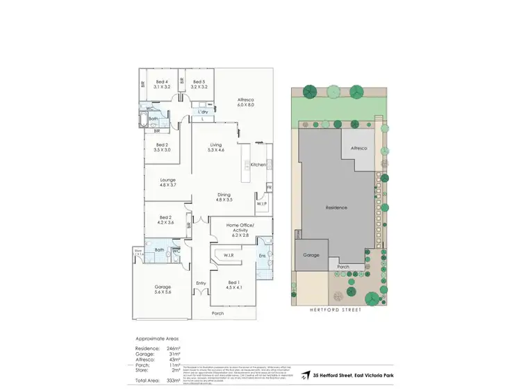 Floorplan of Homely house listing, 35 Hertford Street, East Victoria Park WA 6101