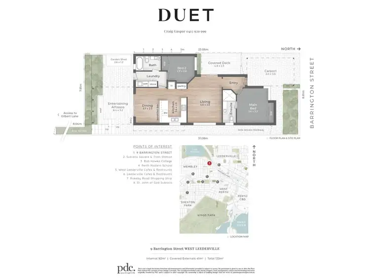 Floorplan of Homely house listing, 9 Barrington Street, West Leederville WA 6007