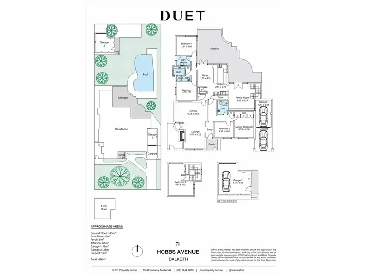 Floorplan of Homely house listing, 71 Hobbs Avenue, Dalkeith WA 6009