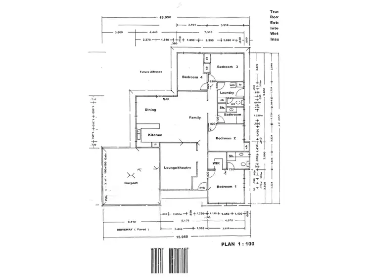 Floorplan of Homely house listing, 4 Janitor Street, Broomehill Village WA 6318