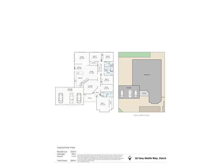 Floorplan of Homely house listing, 26 Tony Martin Way, Darch WA 6065