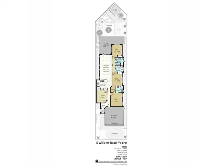 Floorplan of Homely house listing, 5 Williams Road, Yokine WA 6060