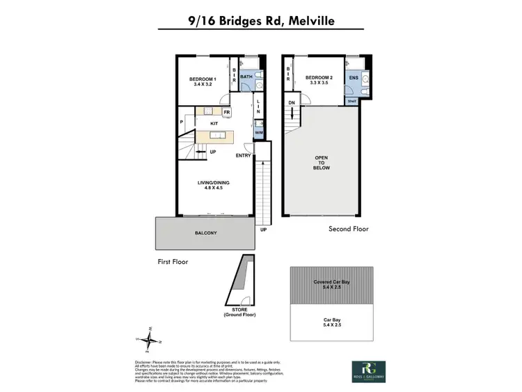 Floorplan of Homely apartment listing, 9/16 Bridges Road, Melville WA 6156