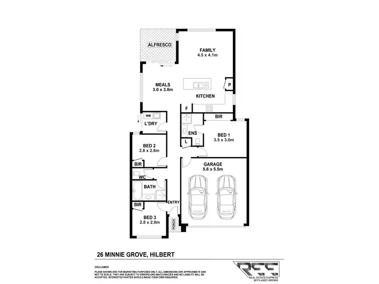 Floorplan of Homely house listing, 26 Minnie Grove, Hilbert WA 6112