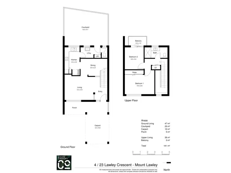Floorplan of Homely house listing, 4/23 Lawley Crescent, Mount Lawley WA 6050