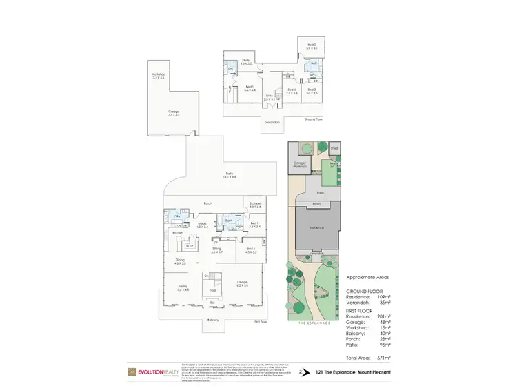 Floorplan of Homely house listing, 121 The Esplanade, Mount Pleasant WA 6153