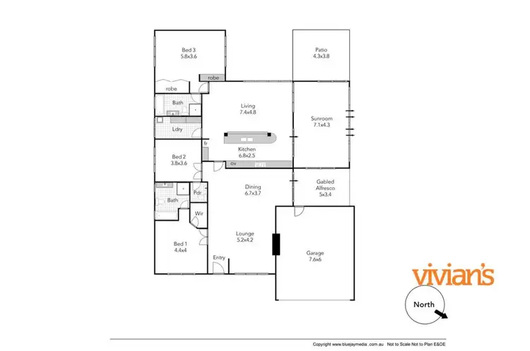 Floorplan of Homely house listing, 2 Platt Close, Mosman Park WA 6012