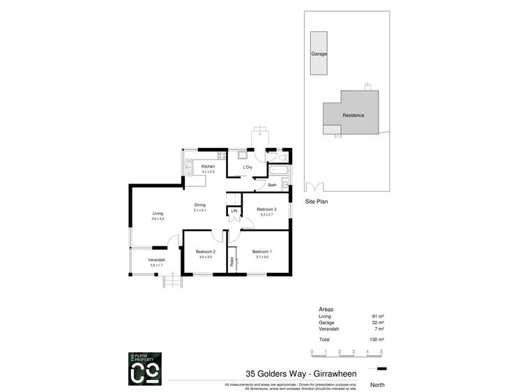 Floorplan of Homely house listing, 35 Golders Way, Girrawheen WA 6064