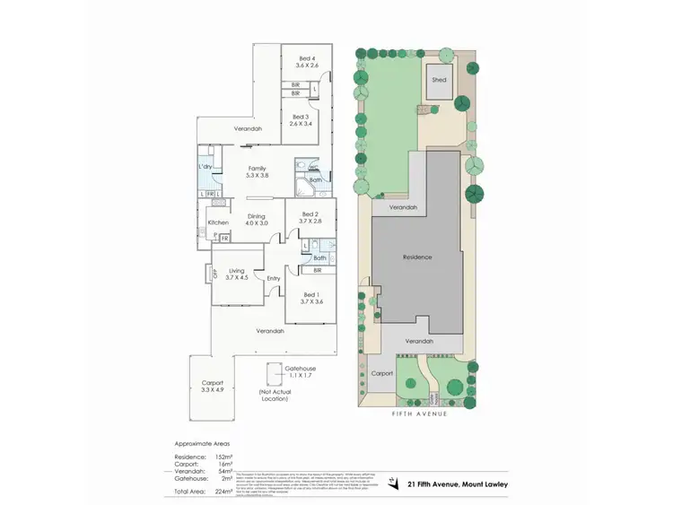 Floorplan of Homely house listing, 21 Fifth Avenue, Mount Lawley WA 6050