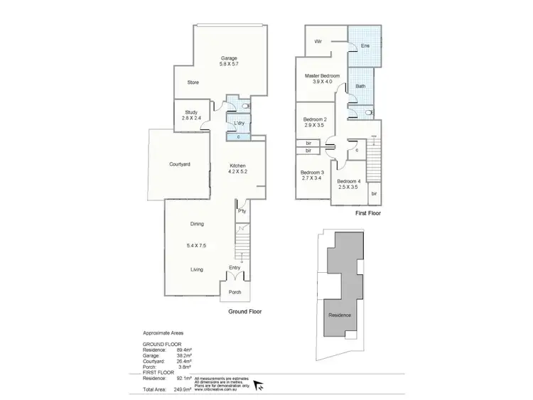 Floorplan of Homely house listing, 8 Prionotes Corner, Churchlands WA 6018
