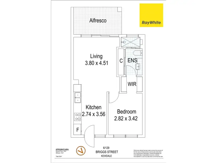 Floorplan of Homely apartment listing, 6/129 Briggs Street, Kewdale WA 6105