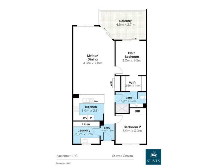 Floorplan of Homely retirement listing, 119/6 Tighe Street, Jolimont WA 6014