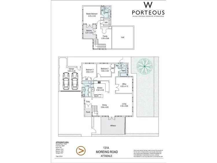 Floorplan of Homely house listing, 131A Moreing Road, Attadale WA 6156