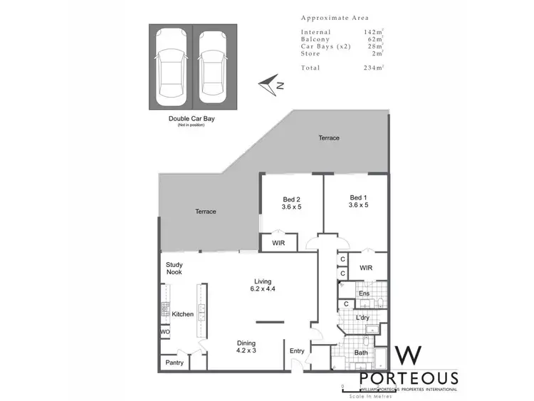 Floorplan of Homely apartment listing, 10/22 The Avenue, Crawley WA 6009