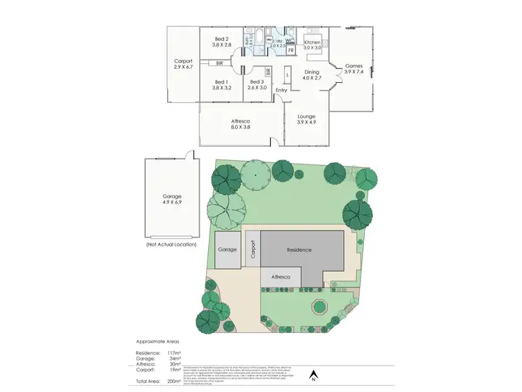 Floorplan of Homely house listing, Address available on request
